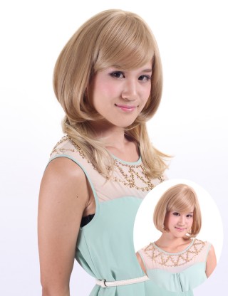 Wigs2you 接髪片 無痕假髪接髪片 長款卷髪補髪塊 增厚加長假髪片 無劉海假髪套E-014